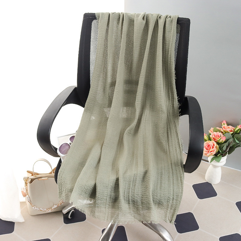 G245 Myk og pustende Voile Hijab