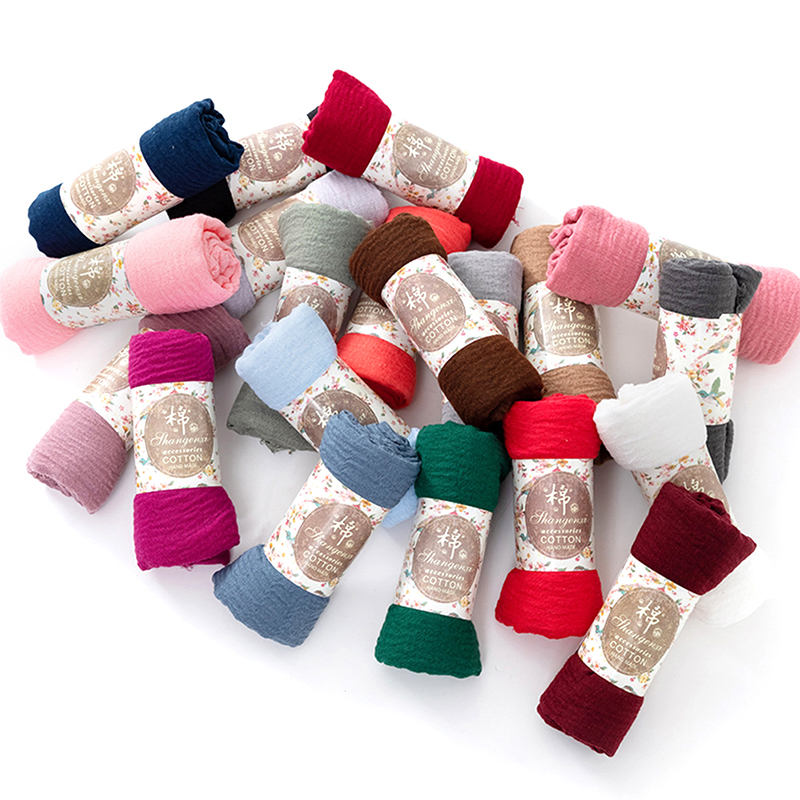 W1189 Praktisk og allsidig Voile Hijab