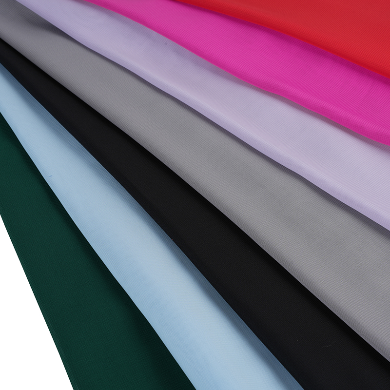 100d/18t flat chiffonfarging