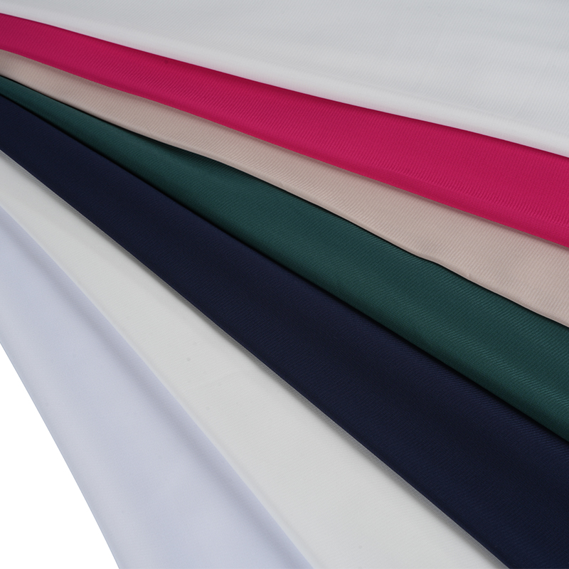 100D Stretch Chiffon farget