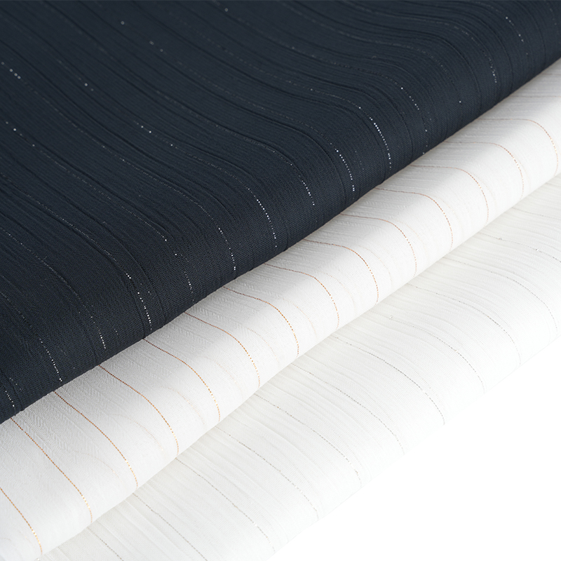 75D sølv silke chiffon crepe