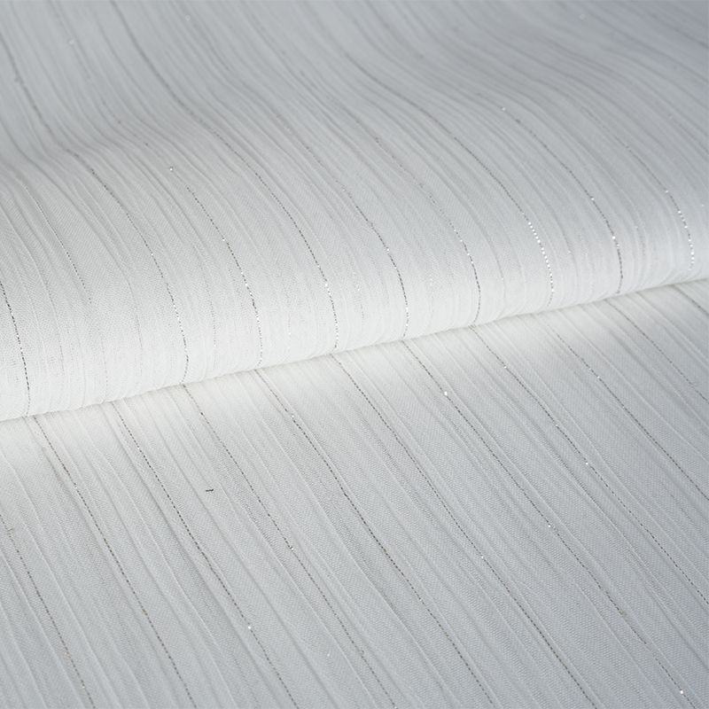 75D sølv silke chiffon crepe