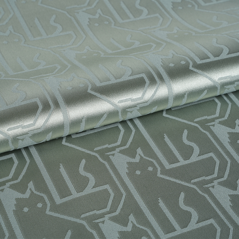 75D Stretch Satin Uregelmessige kattehoder