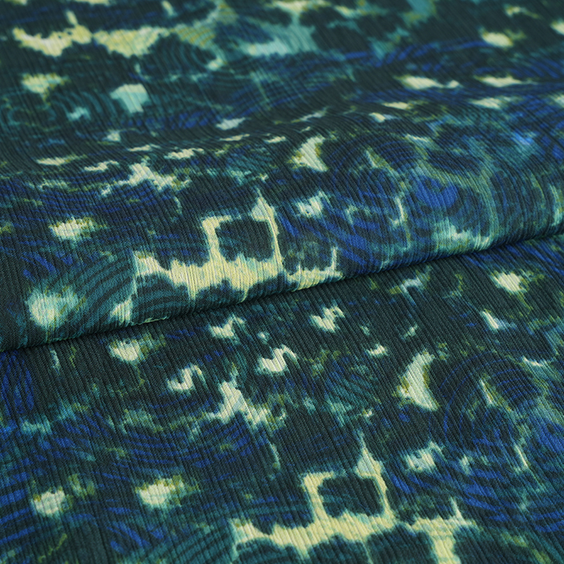 100d Paracord Crepe Cr3 Rund Leopard Print Stoff