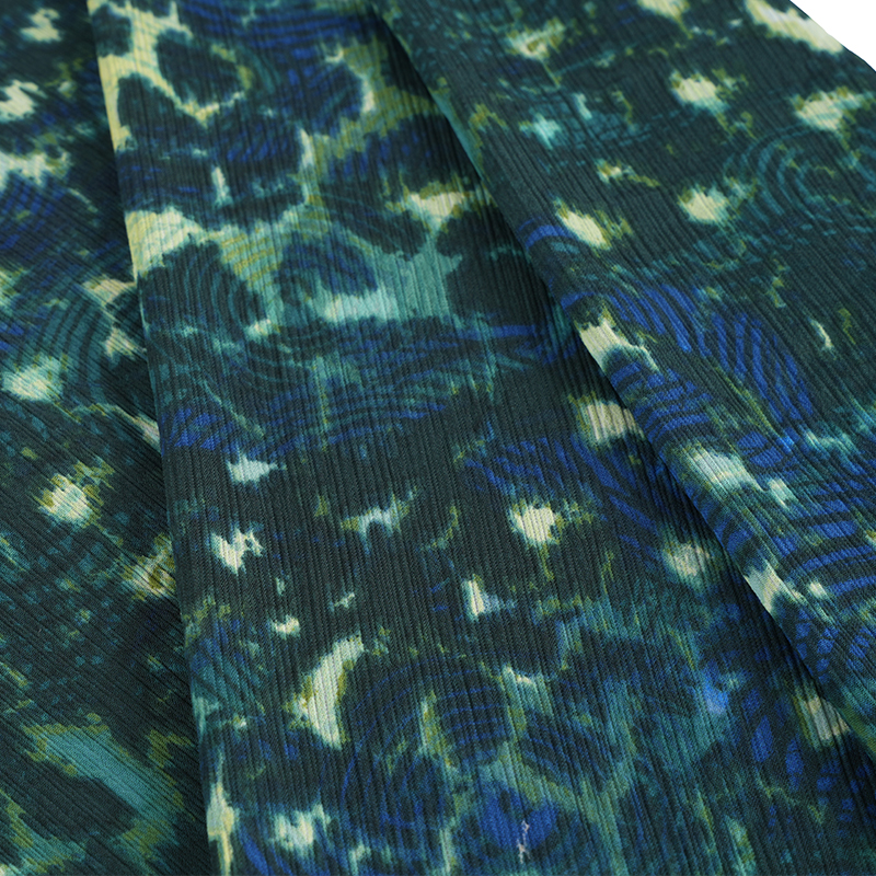 100d Paracord Crepe Cr3 Rund Leopard Print Stoff