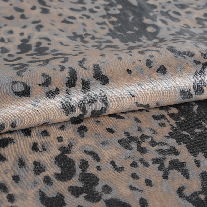 20d*21s fortykket gyllen bomull liten leopardprint stoff