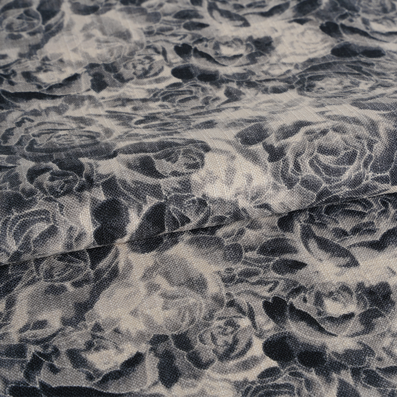 320D Undertøy Rose Melange Print Stoff