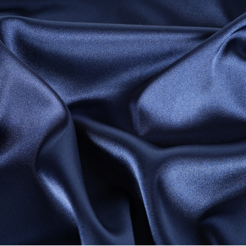 50D*50D farget glanset tvinnet stretch satengfargestoff