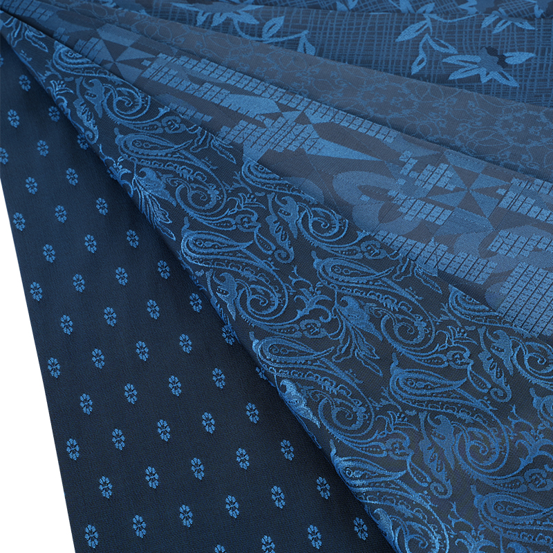 TR Twig & Bud Stretch Jacquard Stoff