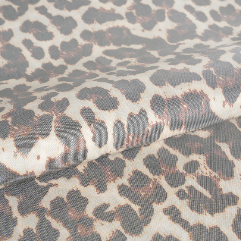 PV Plain Leopard Print Stoff