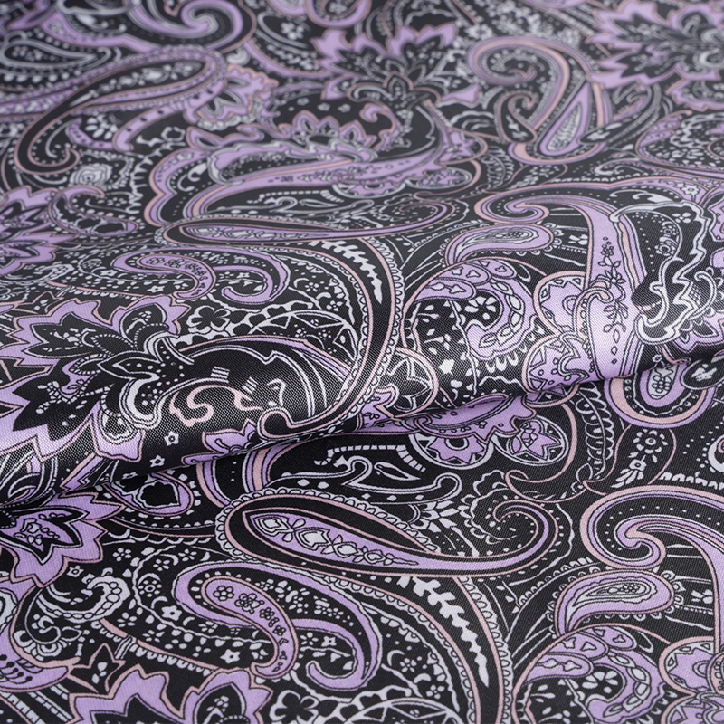 190T polyester taft Hestehale furubladtrykkstoff