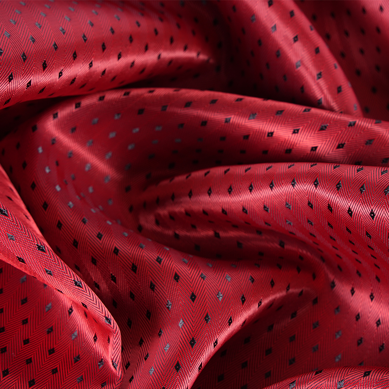 PV Herringbone Twill Bottom Small Diamond Grid Stoff