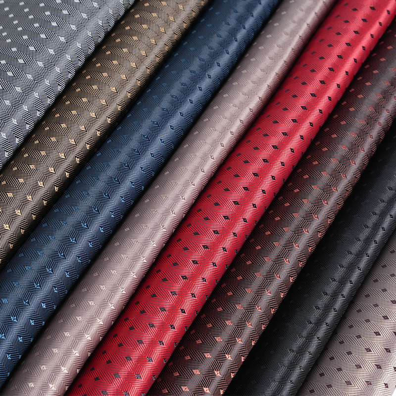 PV Herringbone Twill Bottom Small Diamond Grid Stoff