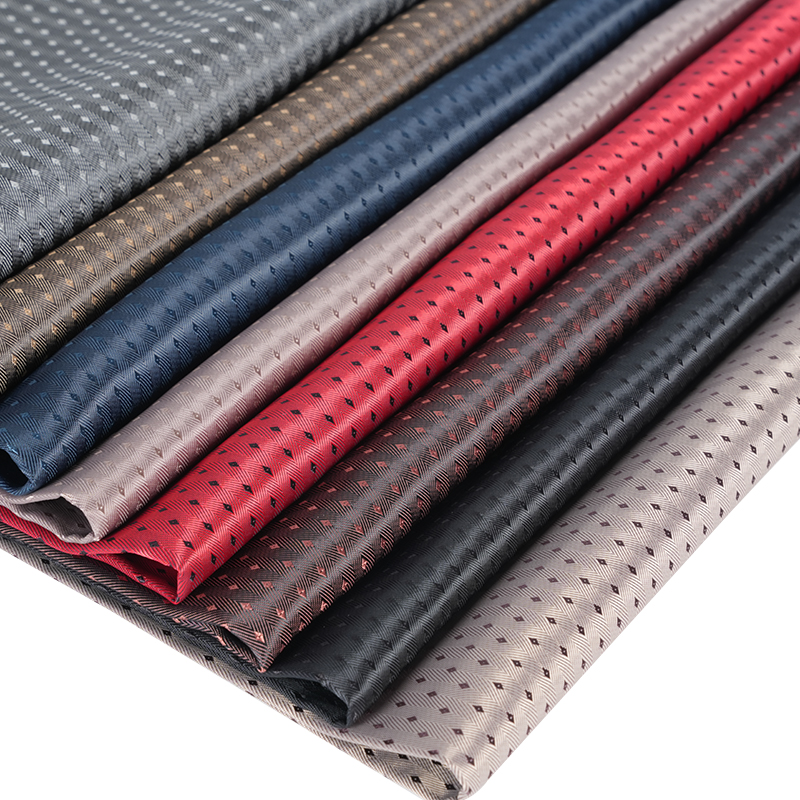 PV Herringbone Twill Bottom Small Diamond Grid Stoff